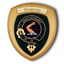 Armstrong Clan Crest Wall Plaque