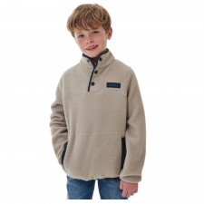 Barbour Boys Latrigg Fleece in Washed Stone