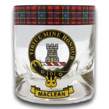 MacLean Clan Whisky Glass