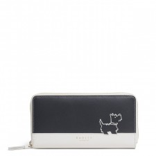 Radley Hero Large Zip Around Matinee Purse in Chalk