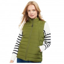 Barbour Yara Gilet in Olive Tree