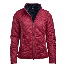 barbour pink packaway quilted jacket