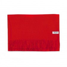 Lona Scott 100% Cashmere Pashmina Lightweight Stole Scarf in Red