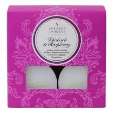 Shearer Candles Tealights in Rhubarb and Raspberry