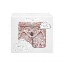Katie Loxton Pink Knitted Baby Boots