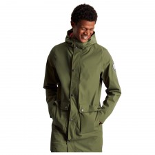 Joules Men's Wayland Rain Coat in Green