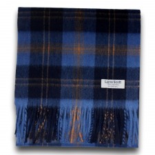 Lona Scott 100% Cashmere Scarf in Ancient Angus Tartan