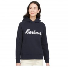 Barbour Ladies Otterburn Hoodie in Navy