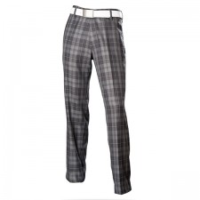 Mens Camel Thomson Tartan Trousers, Plaid Pants Ideal for Golfing