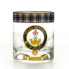 Moffat Clan Whisky Glass