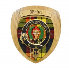 Walter Clan Crest Wall Plaque