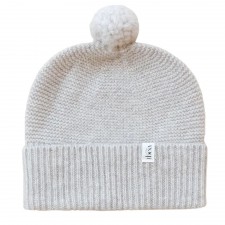 The Tartan Blanket Company Merino Baby Beanie in Oatmeal