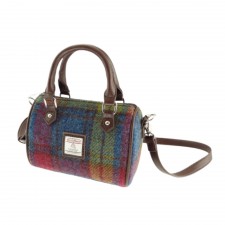 Harris Tweed 'Kilbride' Mini Bowling Bag In Multi-Colour Tartan