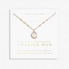 Joma Jewellery My Moments 'Thank You For Being My Amazing Mum' Necklace