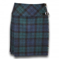 Ladies 'Isobel' Wool Billie Kilt in Black Watch