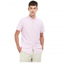 Barbour Oxtown Short Sleeve Tailored Shirt in Pink