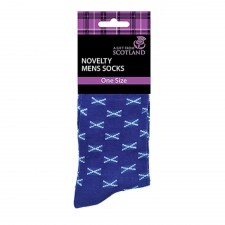 Thistle Products Multi Saltire Socks 6-11