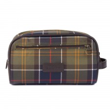 Mens Barbour Tartan Washbag