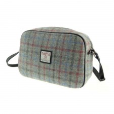 Harris Tweed 'Avon' Shoulder Bag in Light Grey