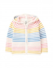 Joules Conway Zip Through Knitted Cardigan 0-18 Months