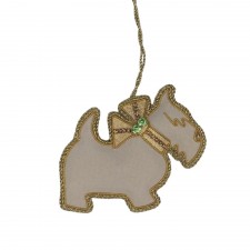 Tinker Tailor White Westie Dog Christmas Decoration