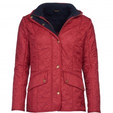 Barbour Cavalry Ladies Polarquilt Jacket in Deep Claret UK 8