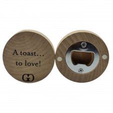 Gretna Green A Toast To Love Magnetic Bottle Opener