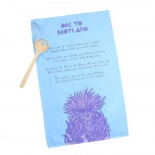 Gillian Kyle Ode to Scotland Tea Towel