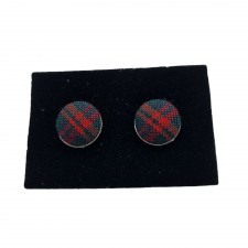 Ingles Buchan Macdonald Clan Tartan Cufflinks