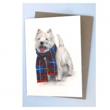 The Edinburgh Westie Greeting Card