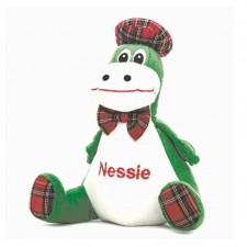 Large Sitting Nessie 23cm soft toy