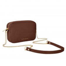 Katie Loxton Millie Mini Crossbody Bag in Chocolate 