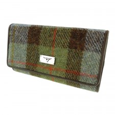 Harris Tweed 'Tiree' Purse In  MacLeod Tartan