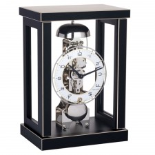 Hermle Skeleton Table Clock in Black