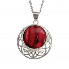 Heathergems Cormag Celtic Oval Pendant