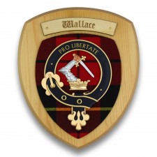 Wallace Clan Crest Wall Plaque