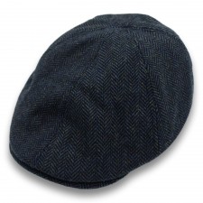 Heritage Traditions Tweed Cap in Dark Blue