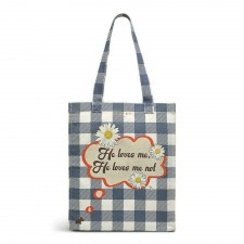 Radley He Loves Me Open Top Tote Bag In Vintage Blue