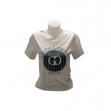 Gretna Green Tartan Printed T-Shirt In White
