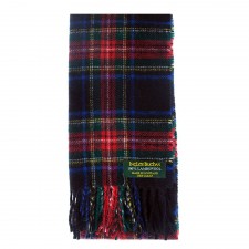 Black Stewart Clan Tartan Scarf