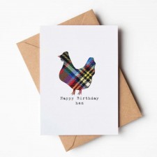 Hiya Pal Happy Birthday Hen Card Single