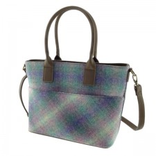 Abraham Moon 'Loxley' Large Tweed Tote Bag in Heather