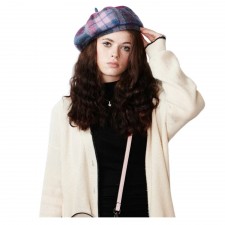 Islander Lambswool Bunnet in Pink & Blue