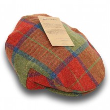 Mens Freedom Tartan Flat Cap UK S