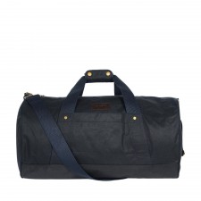 Barbour Explorer Wax Duffle Bag in Navy