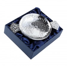 Pewtermill 5 inch 'Welcome Beloved Child' Toasting Quaich