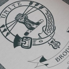 Brodie Clan Crest Tea Towel