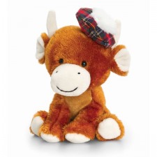 Keel Toys Fergus Highland Cow Bear 14cm