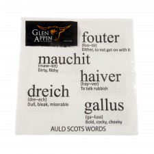 Auld Scots Words Paper Napkin Serviettes x20