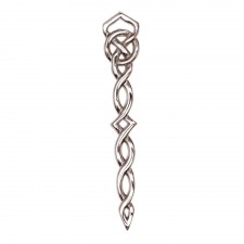 Hamilton & Young Sterling Silver Celtic Knotwork Interlace Kilt Pin
